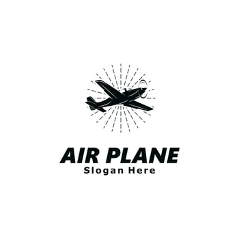 Airplane Logo Template Design vector