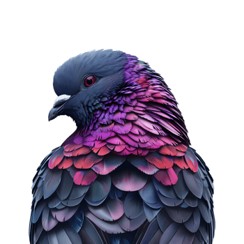 Pigeon on Transparent Background png
