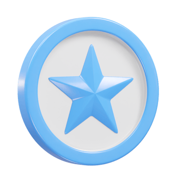 Champion medal icon illustration 3d rendering element png