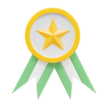 Champion medal icon illustration 3d rendering element png
