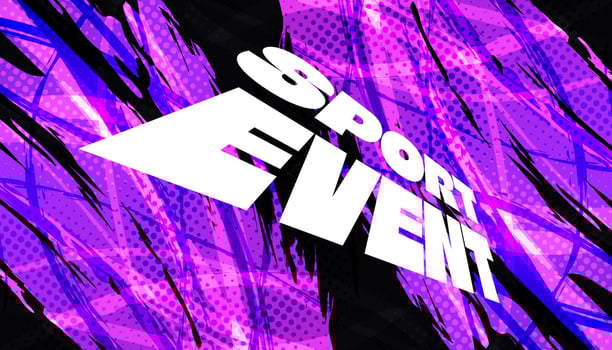 Abstract Background with Purple Gradient Brush. Grunge Sport Background for Banner or Poster Design vector