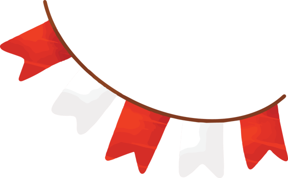Illustration for indonesia independence day celebration png