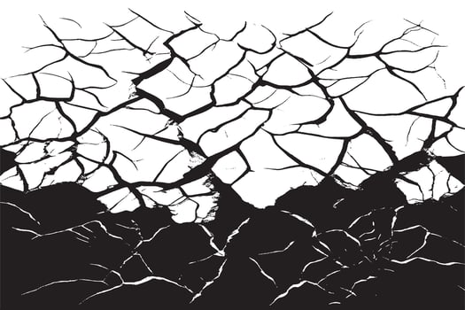 black monochrome overlay texture on white background, black and white background or texture vector