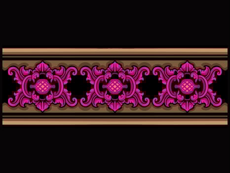 Luxury Frame Ornament Wedding Decoration vector