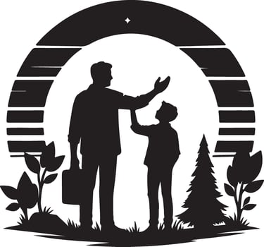 happy Father's day vector