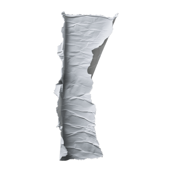 Ripped paper isolated on transparent background png