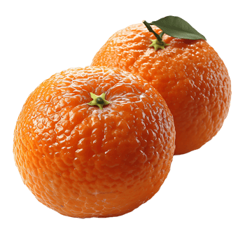 orange fruit with water drop transparent background png