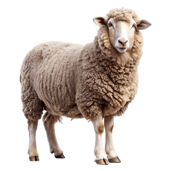 australia sheep isolated on transparent background png