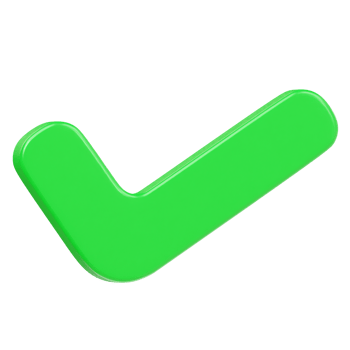 Accept icon 3d render illustration png