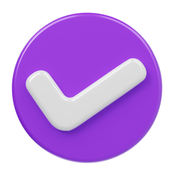 Accept icon 3d render illustration png