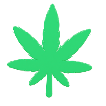 Leaf icon 3d render illustration png