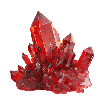 Red Marble or Stone on Transparent Background png