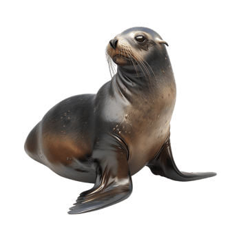 Sea Lion on Transparent Background png