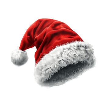 Christmas Hat on Transparent Background png