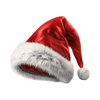 Christmas Hat on Transparent Background png