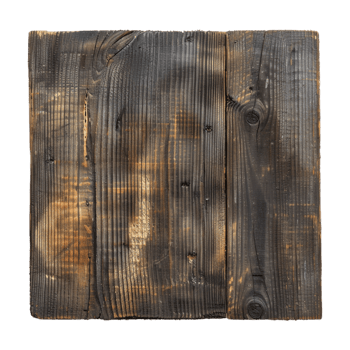 Wooden Rack Piece on Transparent Background png