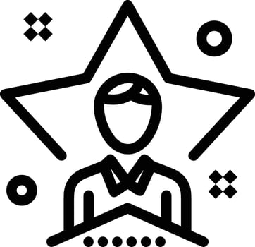 Star icon symbol Illustration vector