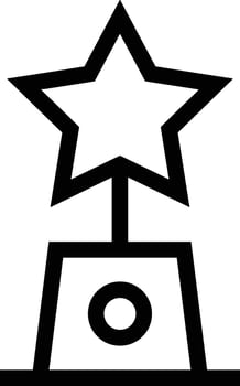 Star icon symbol Illustration vector