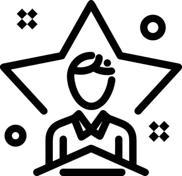 Star icon symbol Illustration vector