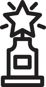 Star icon symbol Illustration vector