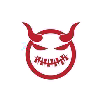 Devil icon illustration vector