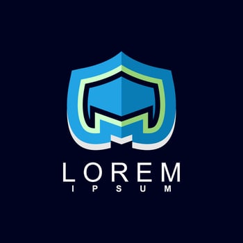abstract logo design. unique and characterful, geometric abstract logo vector