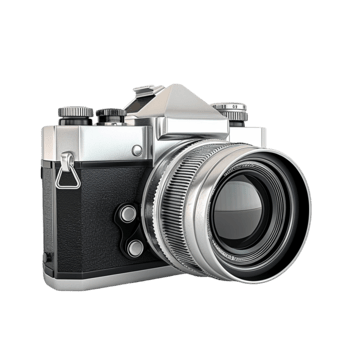 Genereted AI 3d camera isolated on transparent background png