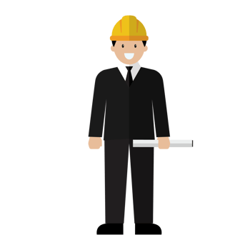 People character in flat style png