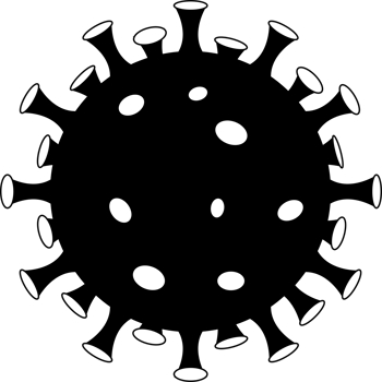 Coronavirus 2019-nCoV. Corona virus icon for graphic design, logo, web site, social media, mobile app, ui illustration png