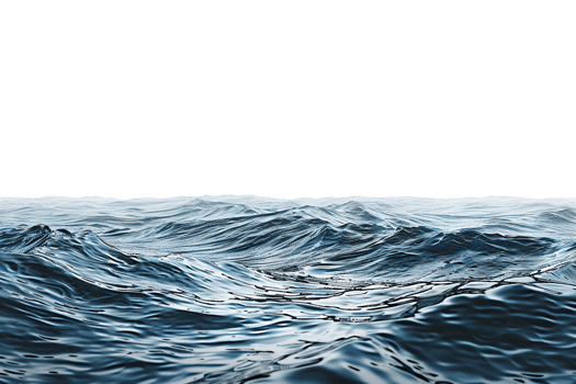 Vast ocean waves in motion. png