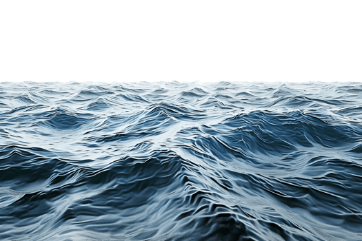 Vast ocean waves in motion. png