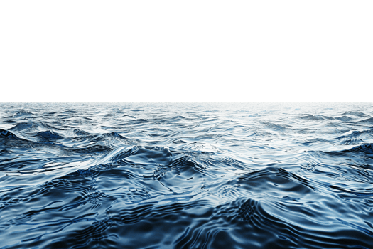 Vast ocean waves in motion. png