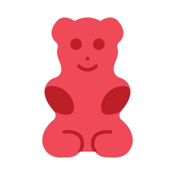 Gummy Bear Icon Design vector