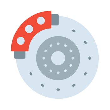 Brake Icon Design vector