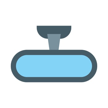 Rearview Icon Design vector