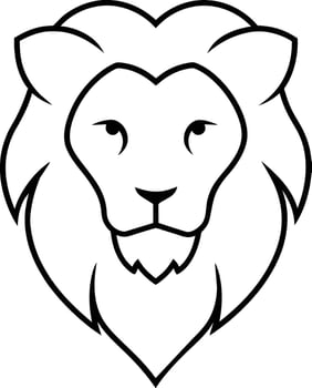 lion head illustration vector