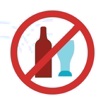 Illegal Icon Design vector