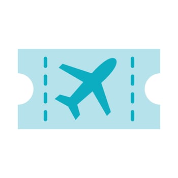Ticket Icon Design vector