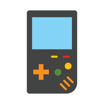 Game Boy Icon Design vector