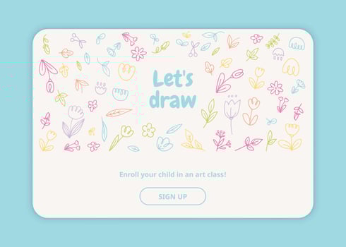 Doodle hand drawn flowers, perfect for childrens drawings and school art projects. The happy and abstract design is ideal for posters, cards, and creative summer decorations, trendy pattern. Not AI. vector
