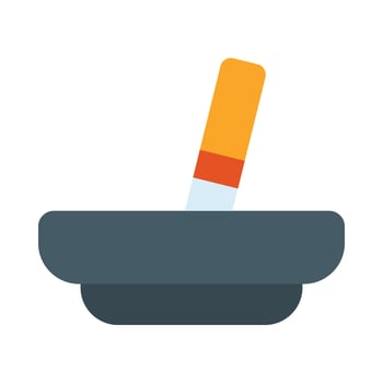 Ashtray Icon Design vector