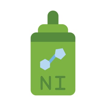 Nicotine Icon Design vector