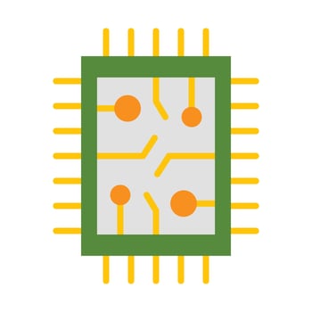 Chip Icon Design vector