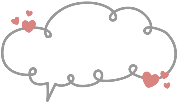 Hand draw doodle speech bubble balloon, icon sticker memo keyword planner text box banner png