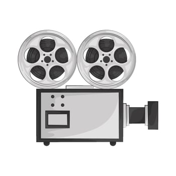 Illustration of film roll vector
