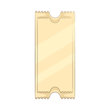Illustration of ticket vector