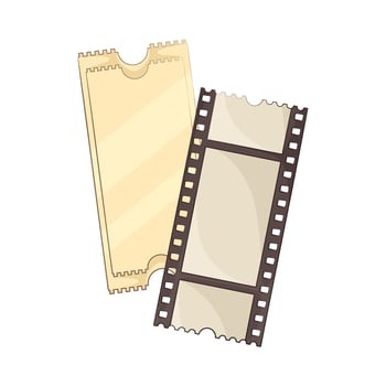 Illustration of ticket vector