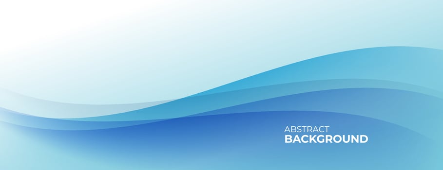 abstract blue background with waves and a place for text vector
