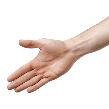 Handshake isolated on transparent background png