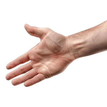 Handshake isolated on transparent background png